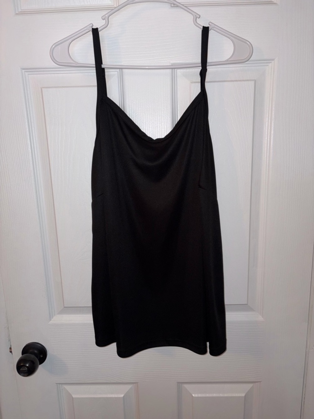 Black Women's Cowl Neck Camisole